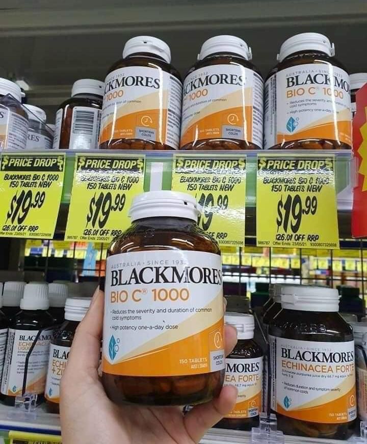 Bio C 1000 - VITAMIN C 1000mg BLACKMORE 150 viên