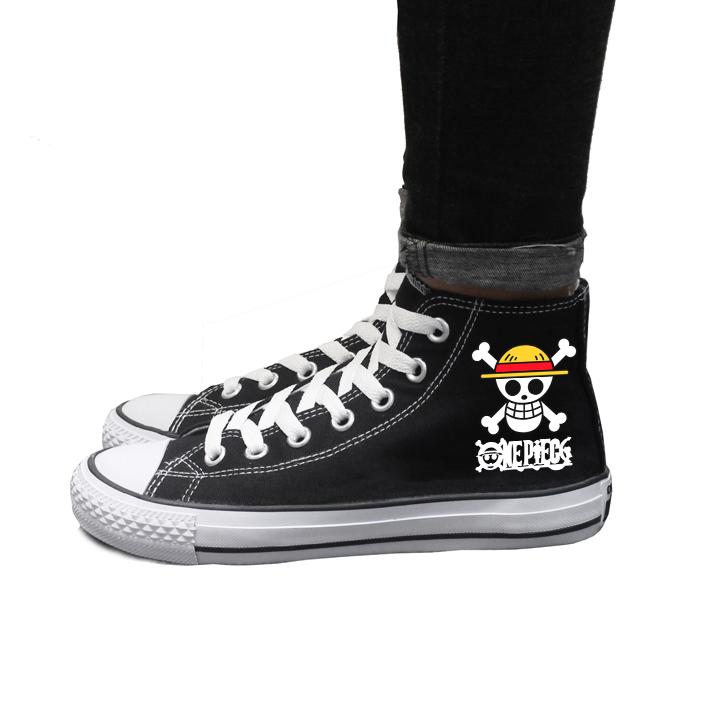 Giày One Piece Luffy cổ cao classic