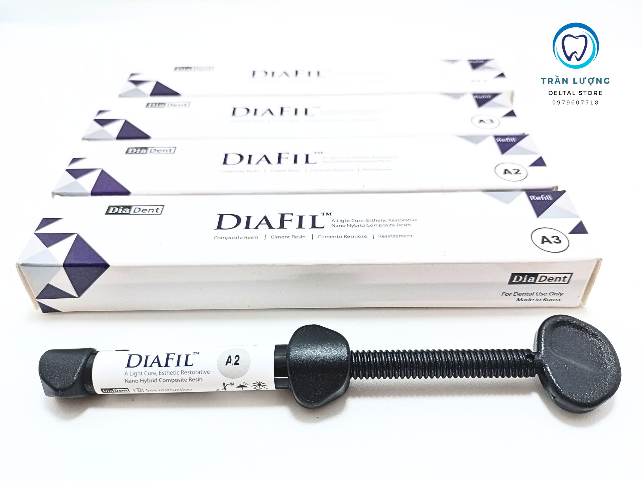 Composite Diafil đặc Nha Khoa-Com đặc trám răng Diafil