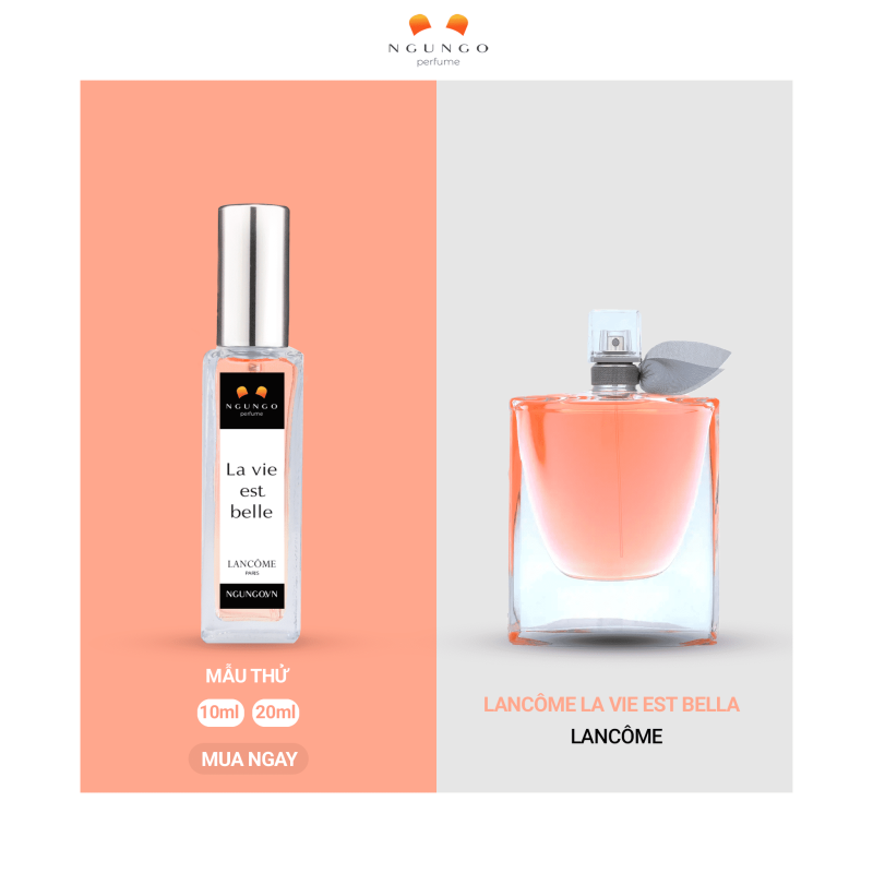Nước hoa Lancome Lavie Est Bella [travel size] mẫu dùng thử nhỏ gọn bỏ túi - Ngu Ngơ Perfume
