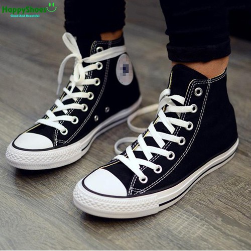 Giày Conver All Classic màu đen cổ cao