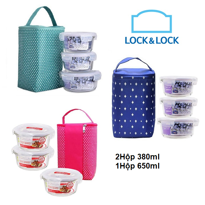 Hộp đựng cơm thủy tinh lock&lock - hộp đựng cơm thủy tinh