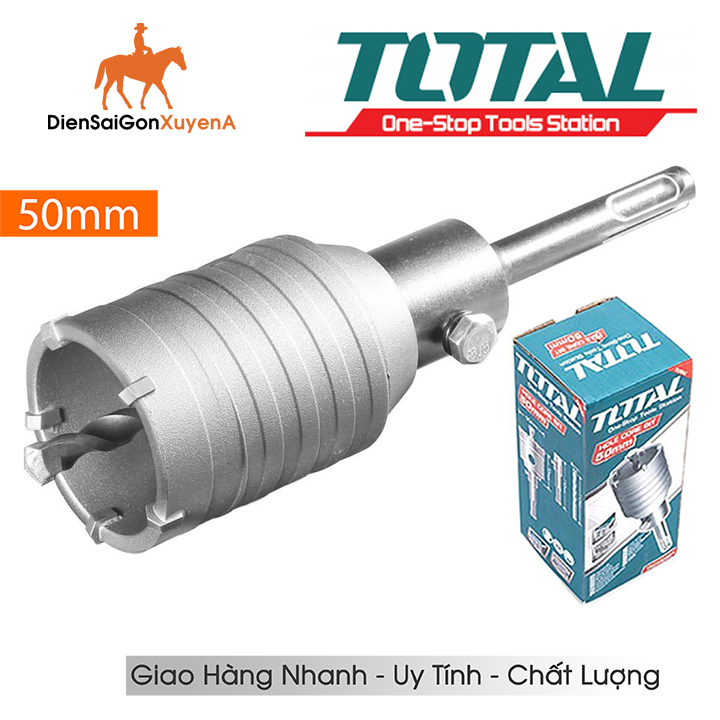 Mũi khoan lỗ khoét lỗ tường bê tông 50mm Hole Core Bit TOTAL TAC430501