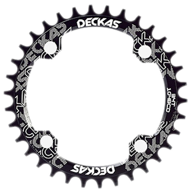 Mua Deckas 104BCD Oval Narrow Wide Chainring MTB Mountain Bike Bicycle 32T Crankset Single Tooth Plate Parts 104 BCD Black
