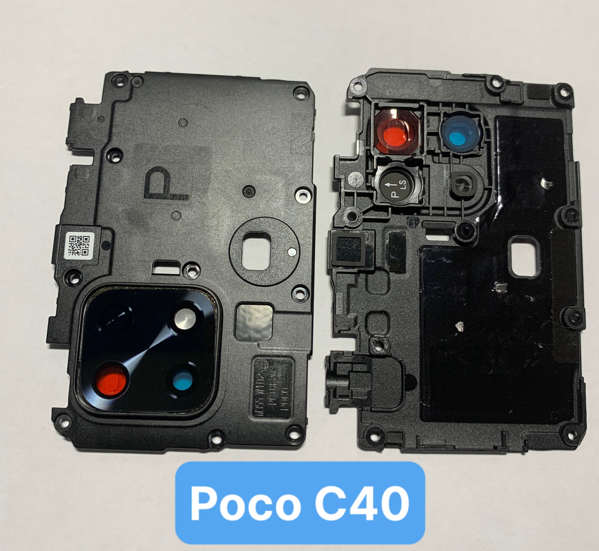 Cụm kính camera liền vành xiaomi poco C40
