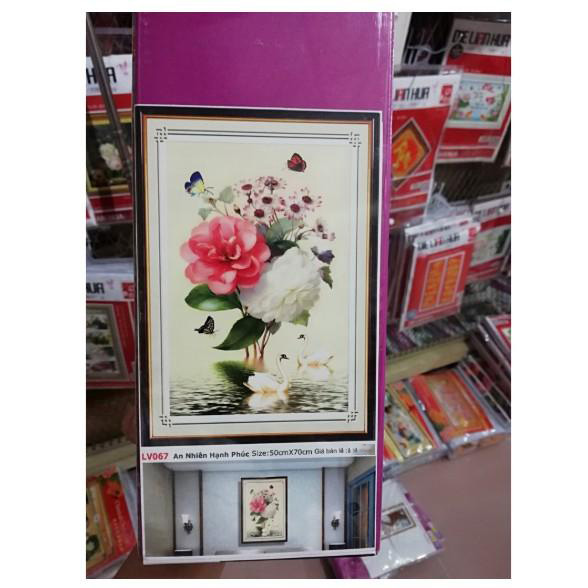 Tranh: Một bình AN NHIÊN HẠNH PHÚC