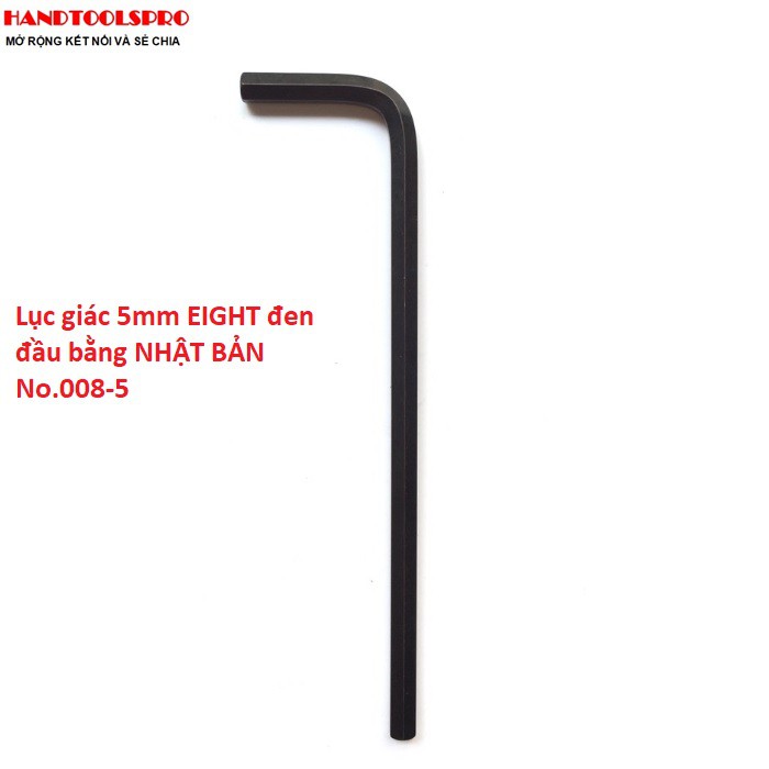 Lục- giác 5mm eight đen đầu bằng nhật bản no.008-5