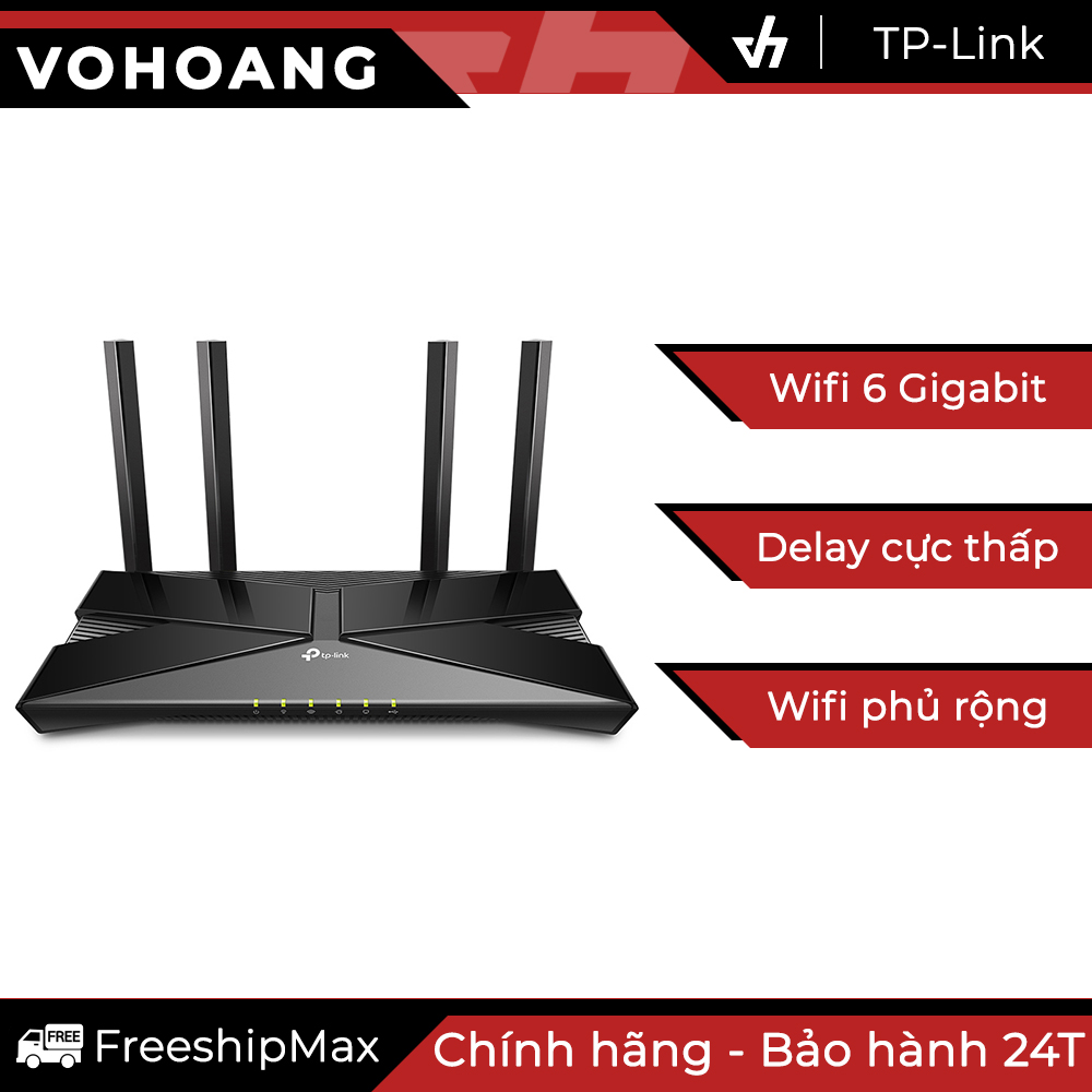 Tp-link archer ax50 wifi 6 - router wi-fi 6 gigabit băng tần kép ax3000