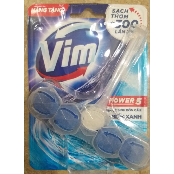 Viên Treo Bồn Cầu Vim Power 5 Sạch Khuẩn Thơm Mát