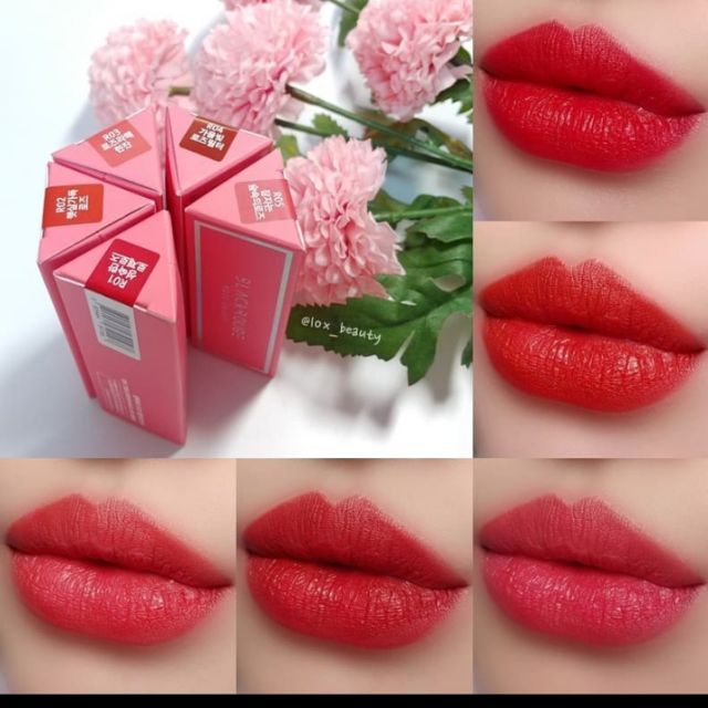 [BESTSELLER] Son Thỏi Siêu Lì Black Rouge Rose Velvet Lipstick son màu tím huyền ảo, thân son bằng nhựa bóng mờ để lộ màu son bên trong, logo được in cực kì tinh tế trên thân son.