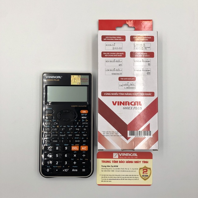 [ Siêu Phẩm 2022] Máy Tính Vinacal 680EX Plus - Chính Hãng (Bảo Hành 2 Năm 1 Đổi 1)