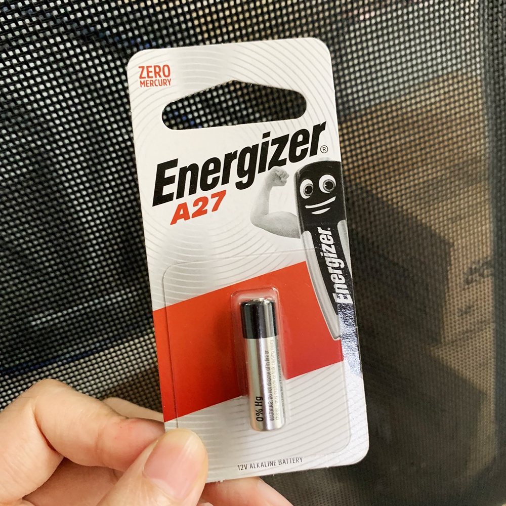 Combo 10 vỉ Pin A27, pin cửa cuốn Energizer A27 12V ( 1 vỉ 1 viên )