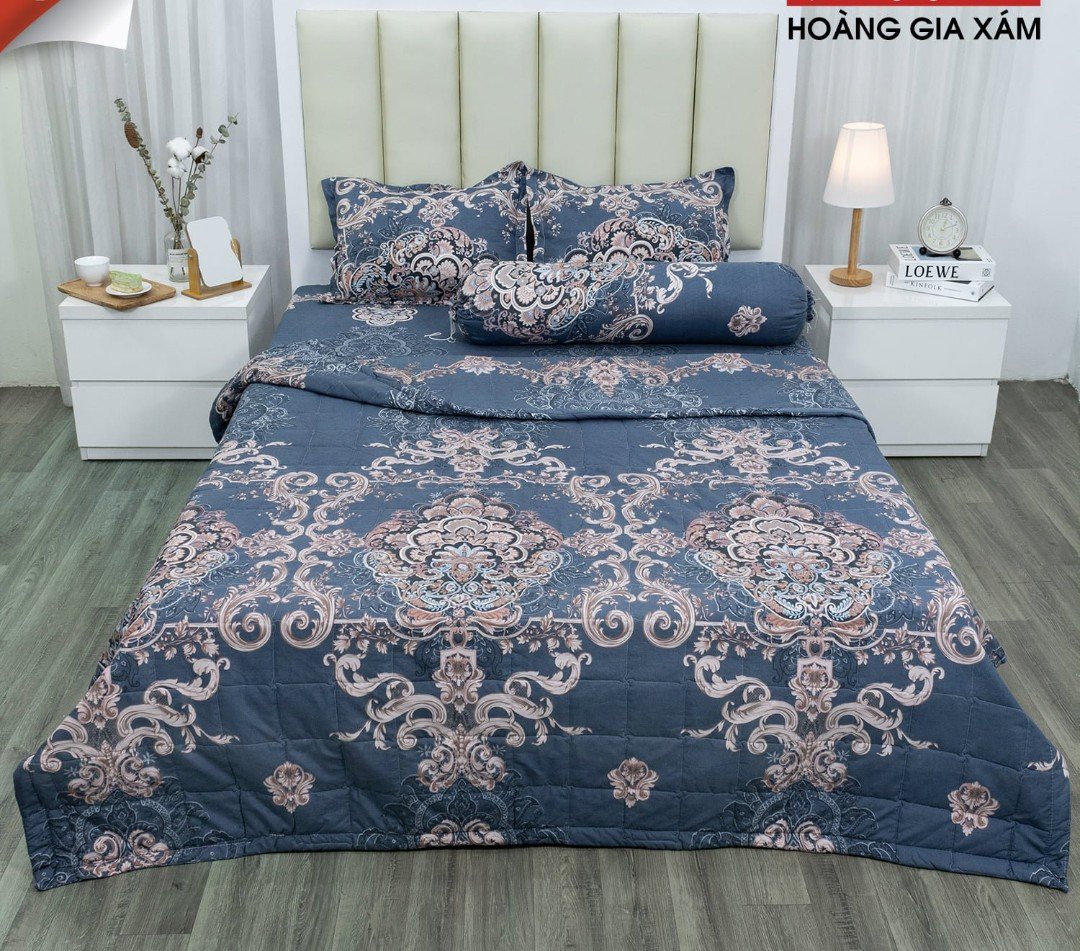 Bộ ga gối 3 món mẫu vịt vàng,gồm 1 ga 2 vỏ gối nằm