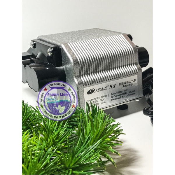 Máy Thổi Khí Oxy Resun AP-30 ( 16w ) Siêu Êm Cho Hồ Cá Cảnh