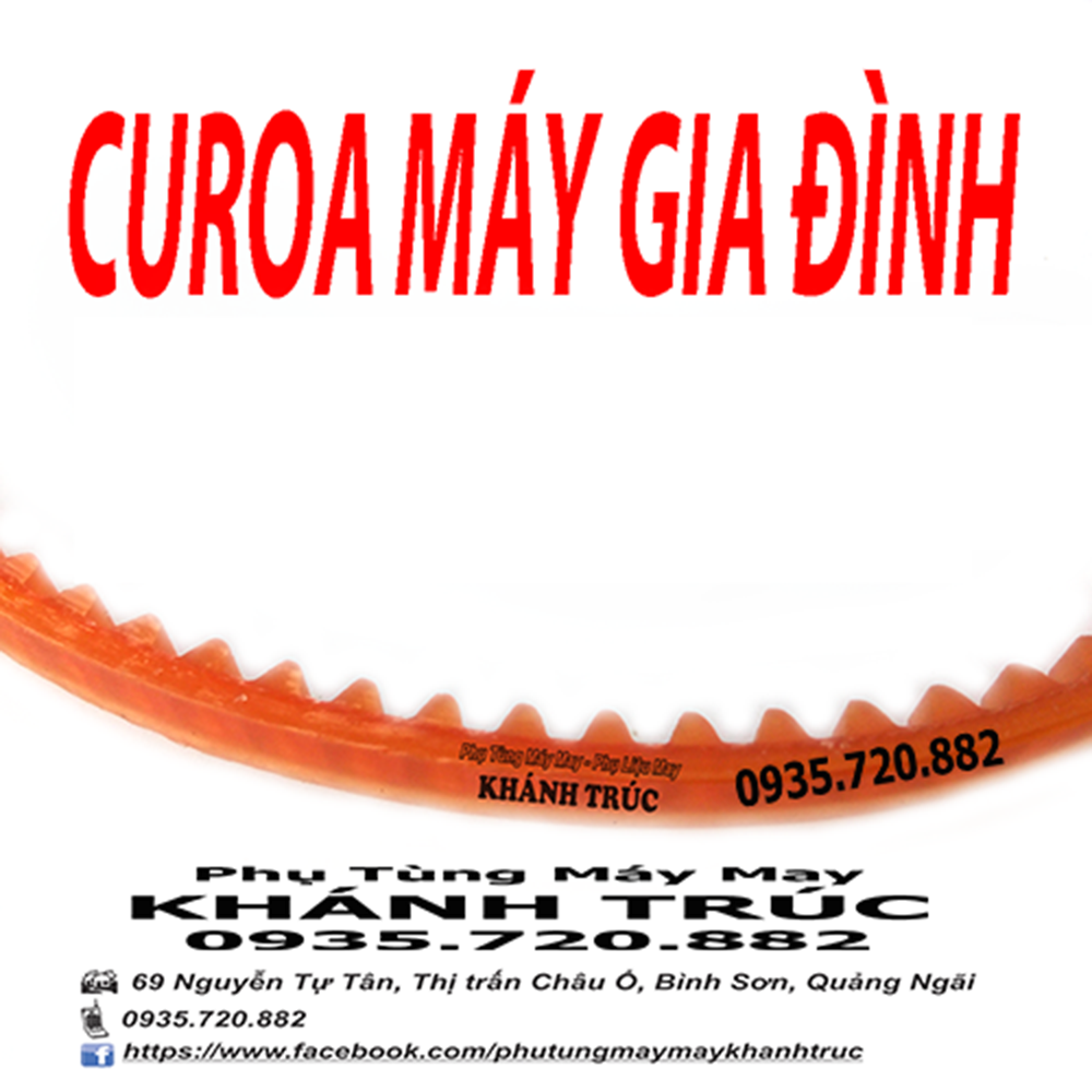 2 SỢI Curoa GẮN MÔ TƠ máy may gia đình