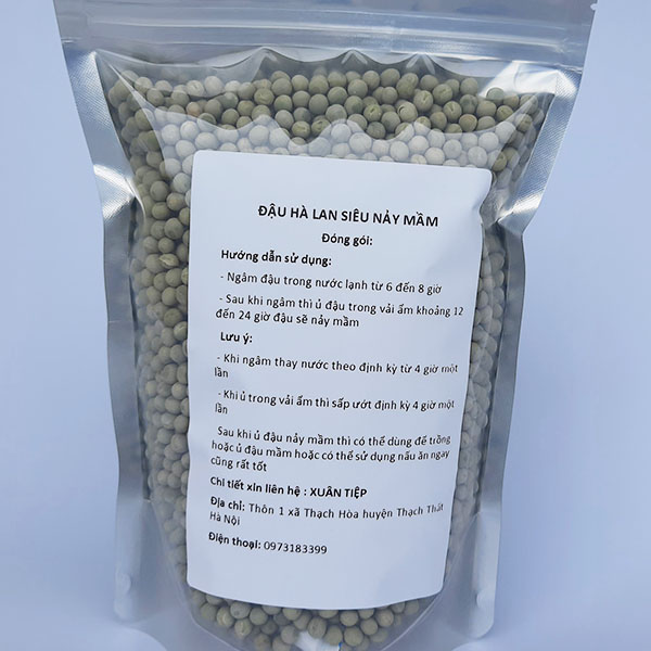 Hạt giống đậu Hà Lan túi 1 kg