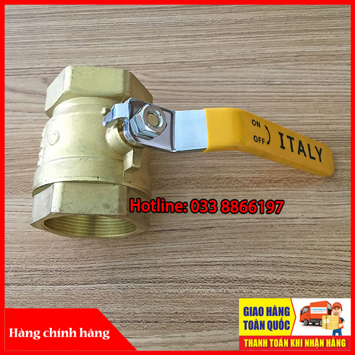 Van bi đồng tay gạt ITALY phi 60