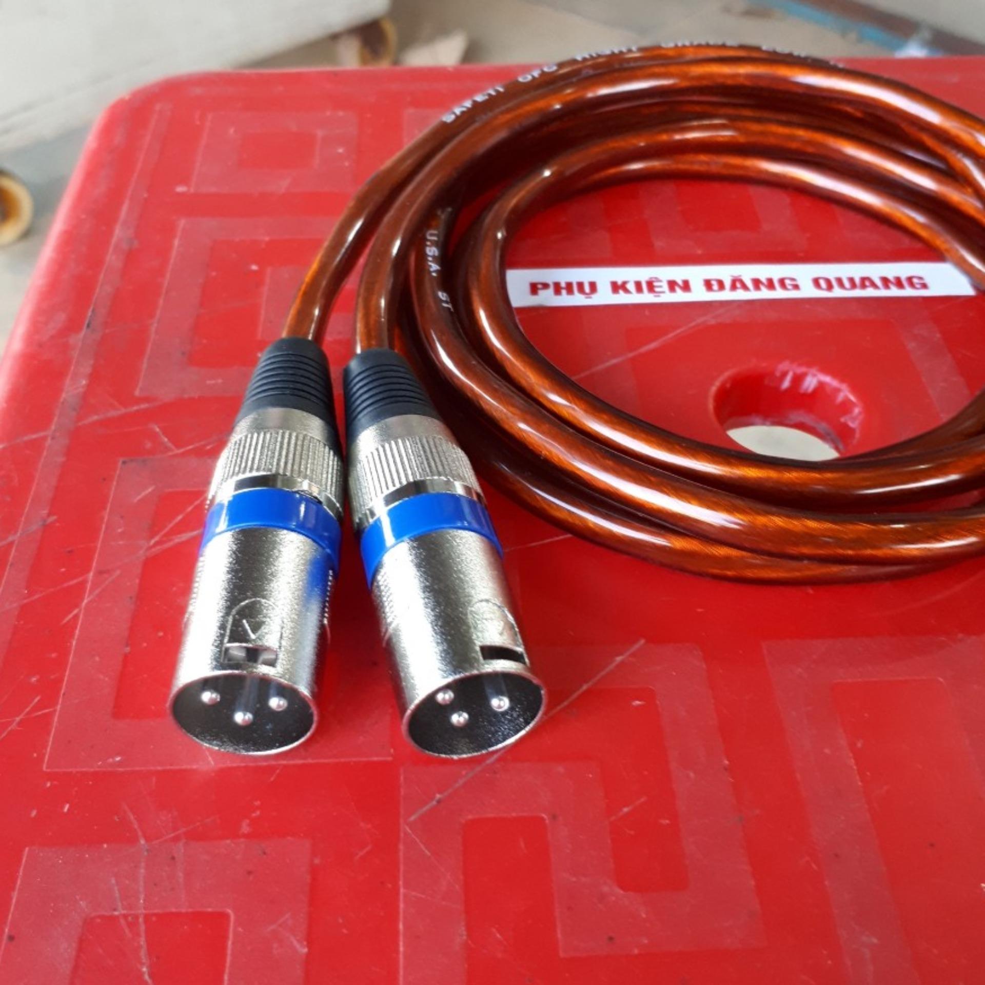 cặp jack canon Đực ra AV ( RCA ) dây usa dài 1m