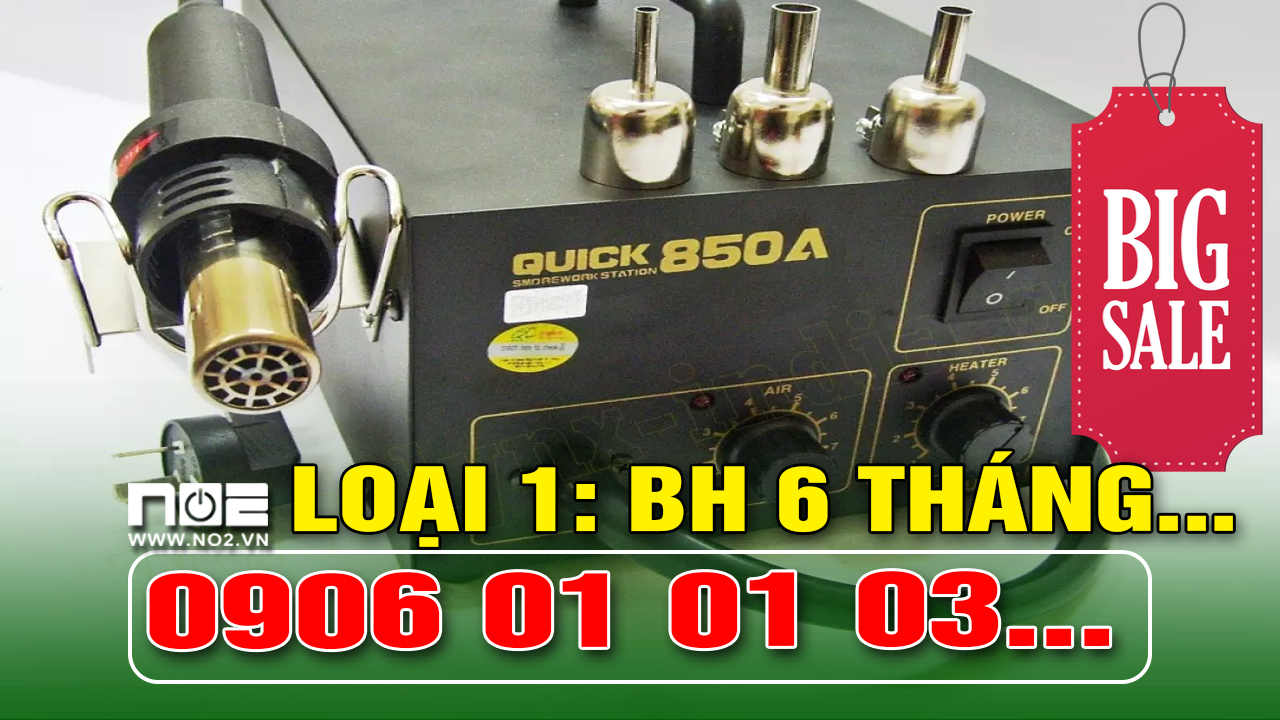 Máy khò quick 850a, hàng chính hãng loại 1