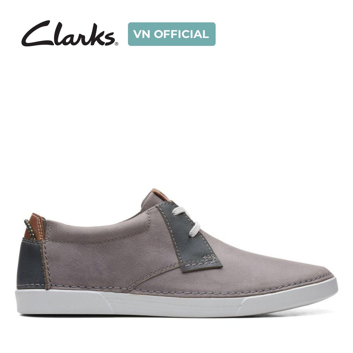 Giày Tây Da Nam Clarks - Gereld Low