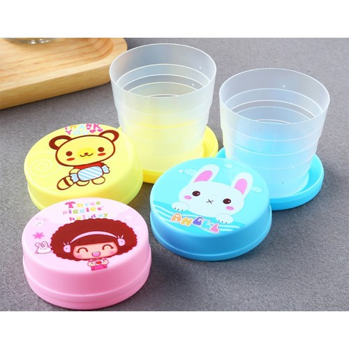 LY UỐNG NƯỚC GẤP GỌN HÌNH THÚ DỄ THƯƠNG