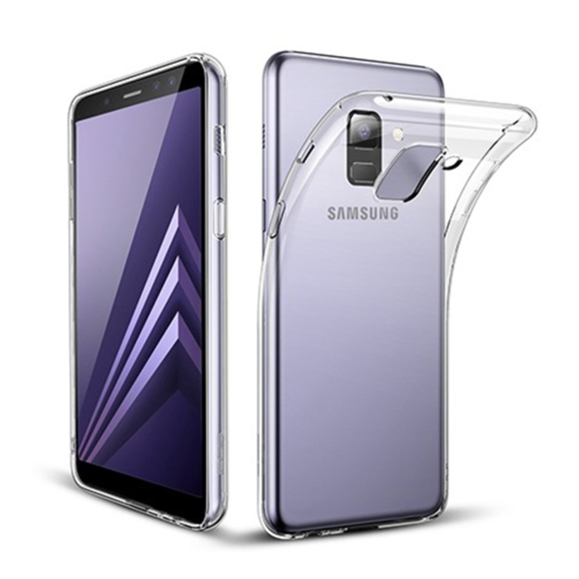 Ốp dẻo trong suốt cho Samsung Galaxy A6 Plus / A6+ (Hàng loại A)