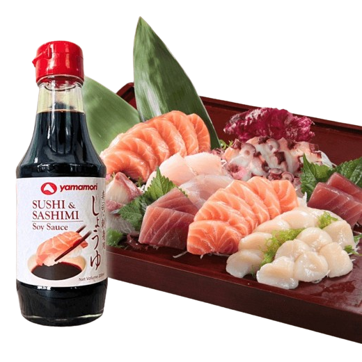 Made in japan - nước tương sushi & sashimi 200ml yamamori soy sauce hàng chuẩn nhật date mới nhất