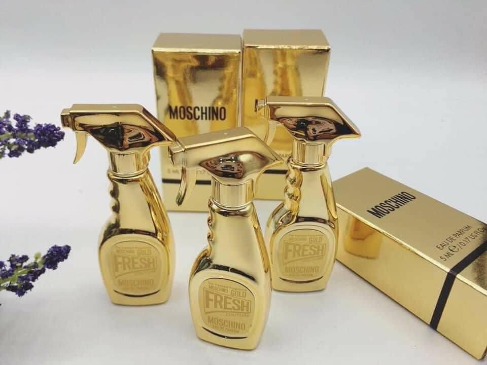 [HCM]Nước hoa nữ mini MOSCHINO GOLD FRESH Edp 5ml