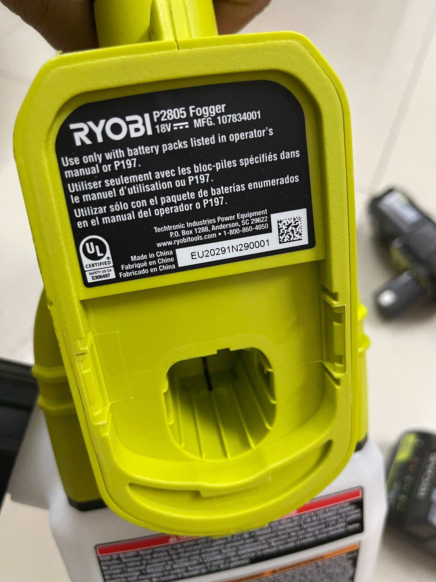 [HCM]Máy phun khử khuẩn Ryobi
