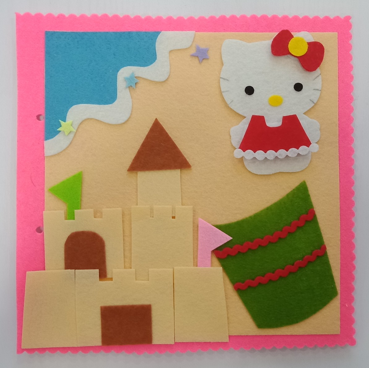 Sách vải Hello Kitty đi Picnic (Hình Thật 100%)