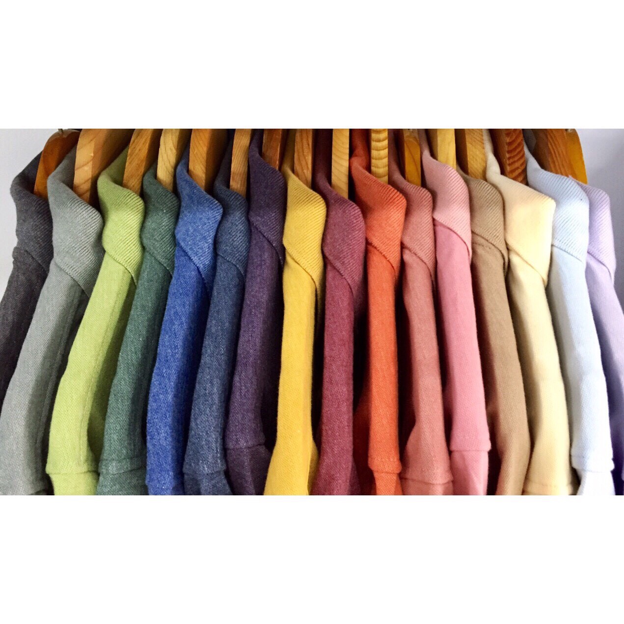 Áo Polo Nam Màu Trơn The Basic Vải Cá Sấu Co Giãn 4 Chiều