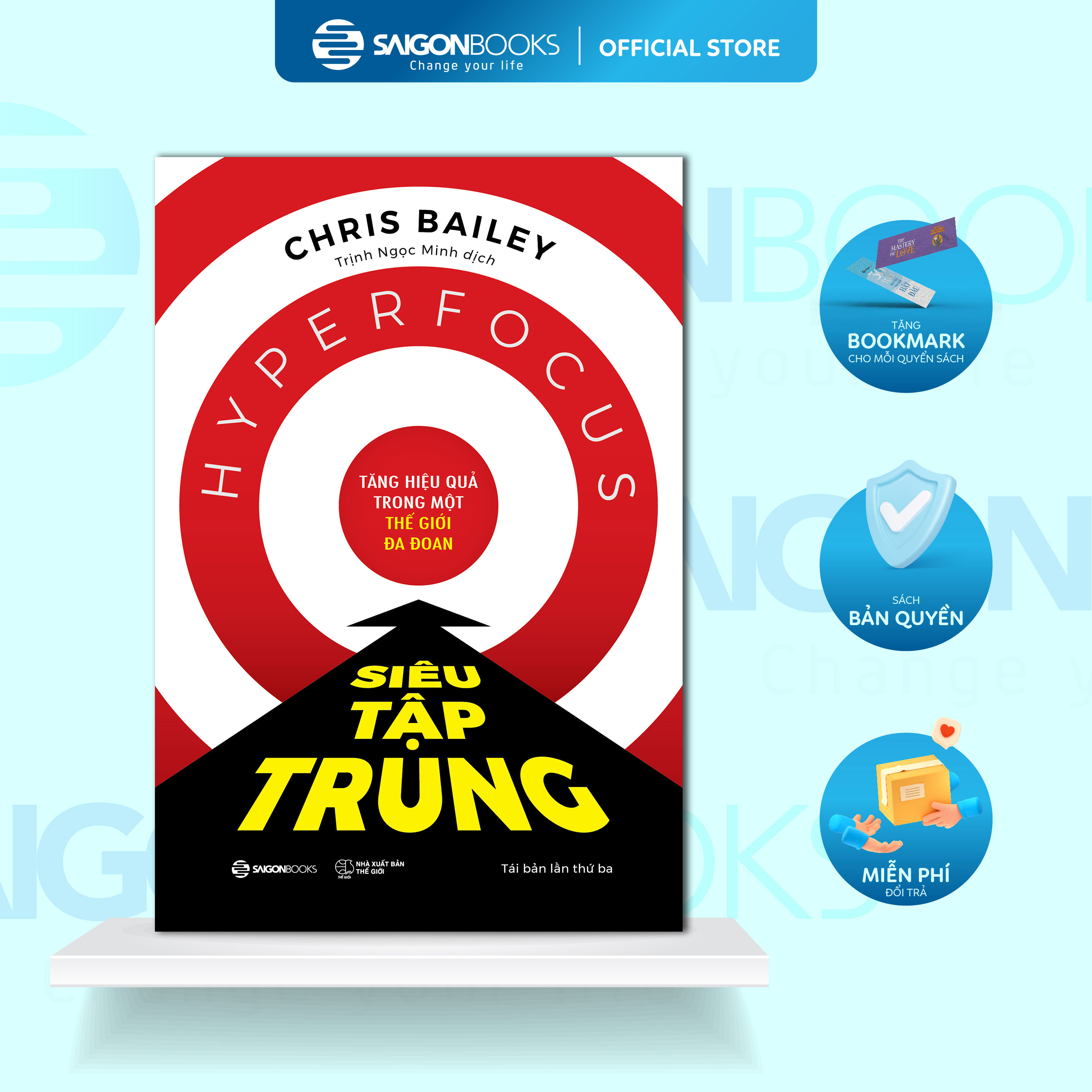 Sách - Siêu tập trung: Tăng hiệu quả trong một thế giới đa đoan - Tác giả: Chris Bailey