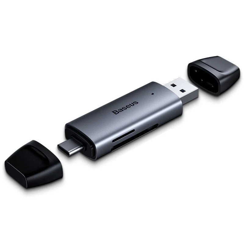 Đầu Đọc Thẻ Đa Năng Tốc Độ Cao Type C Usb Baseus Lentil Cabin Card Reader