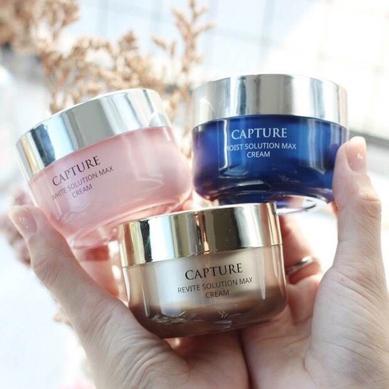 [HCM][Đủ 3 Loại] Kem Dưỡng Ẩm Trắng Da Chống Lão Hóa AHC Capture Solution Max Cream 50ml