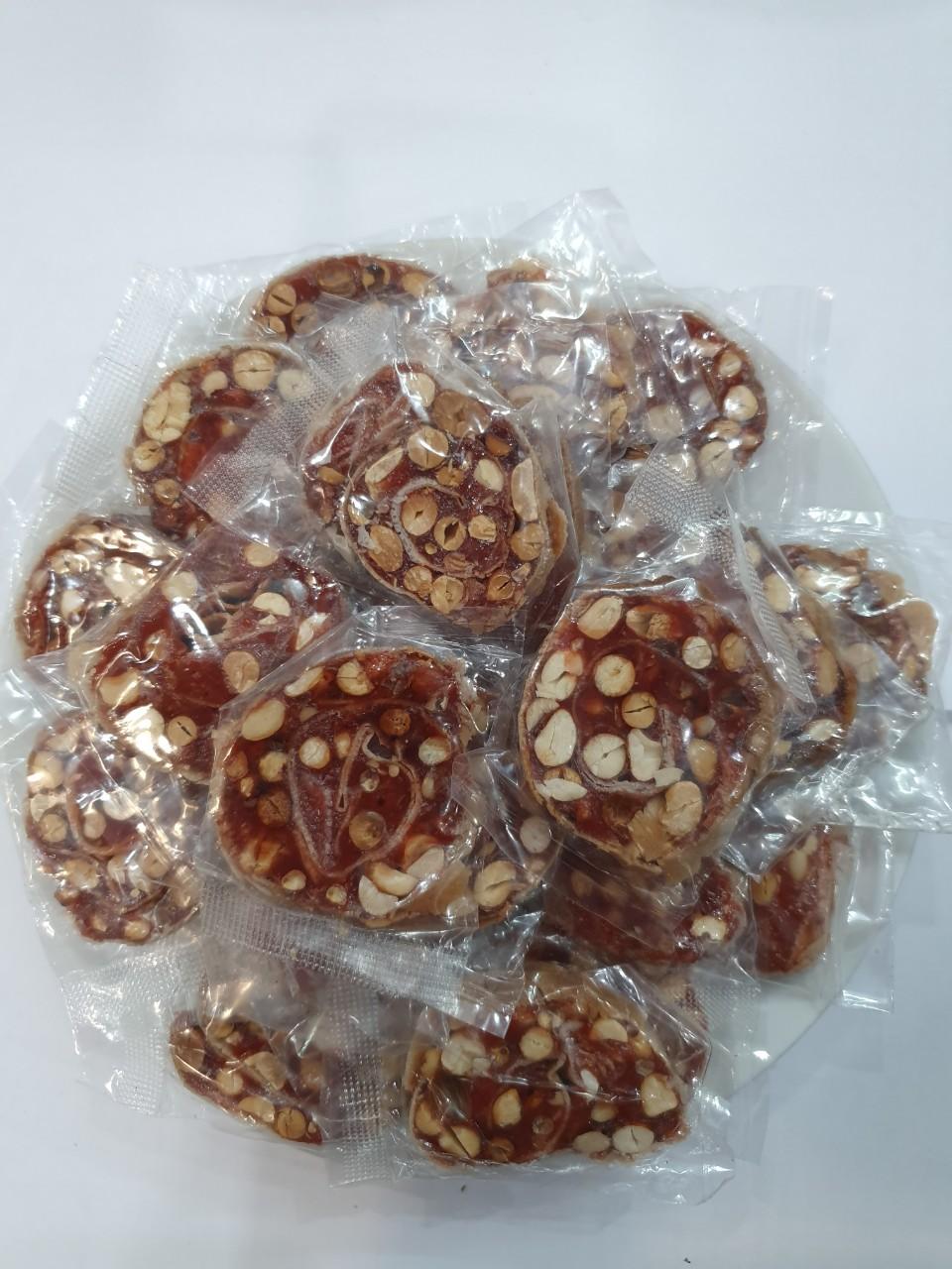 500g Kẹo chuối cuộn bánh tráng Bến Tre