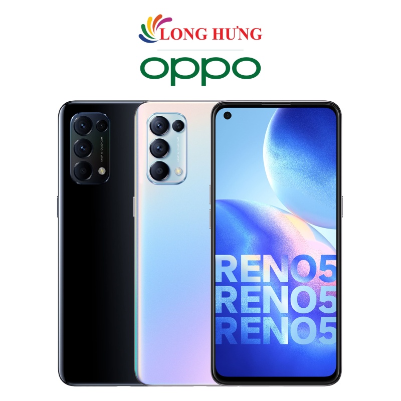 [Trả góp 0%] Điện thoại Oppo Reno5 (8GB/128GB) - Hàng chính hãng - Màn hình 6.43inch FHD+ Bộ 4 camera sau Pin 4310mAh Sạc siêu nhanh 50W