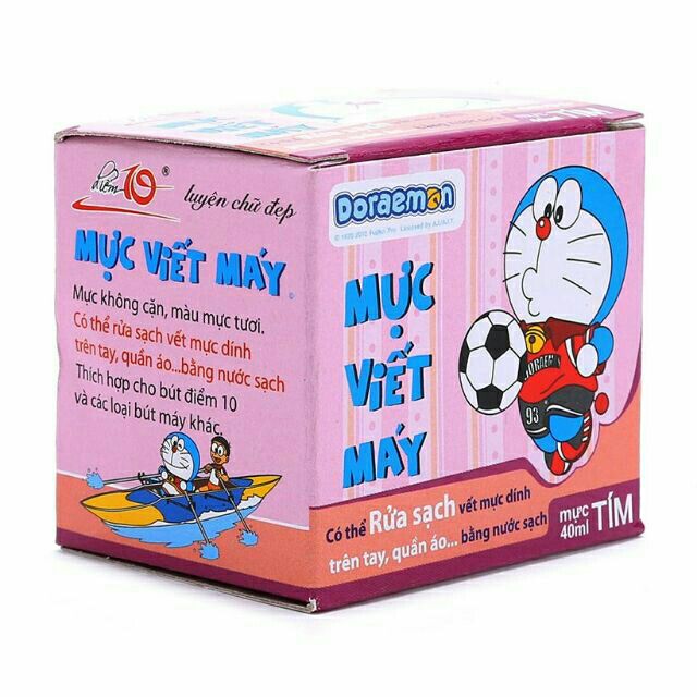 [HCM]Mực TL đoremon FBI -08/do