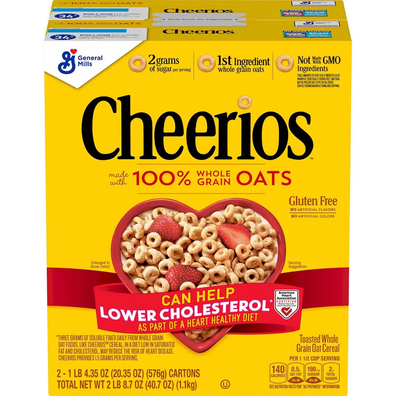 [HÀNG NHẬP MỸ] - NGŨ CỐC ĂN SÁNG CHEERIOS 576GR