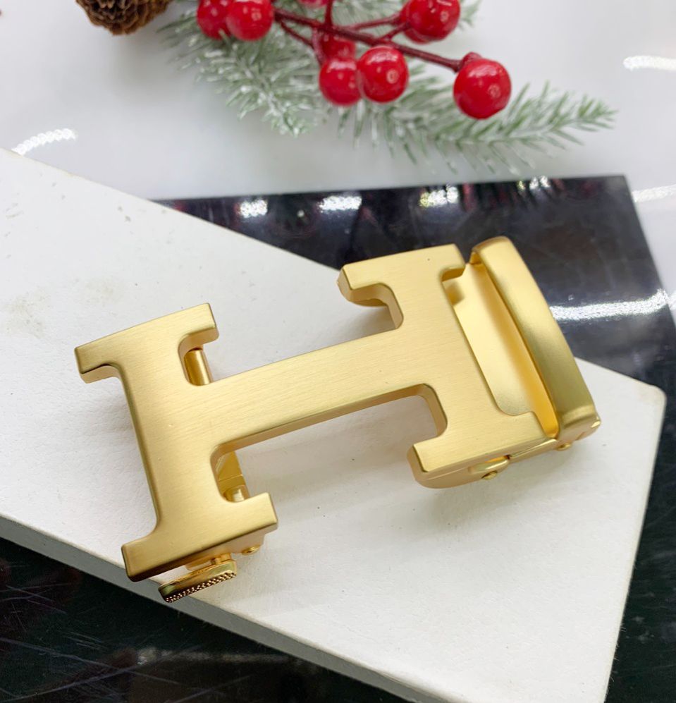 Mặt thắt lưng chữ H lắp dây 3,5cm khóa tự động