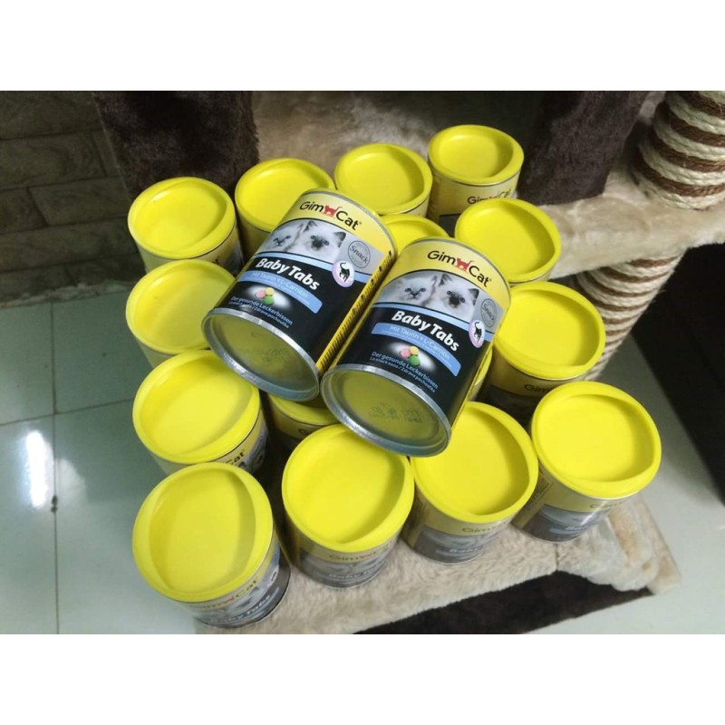 Dinh dưỡng cho mèo Gimcat baby tabs