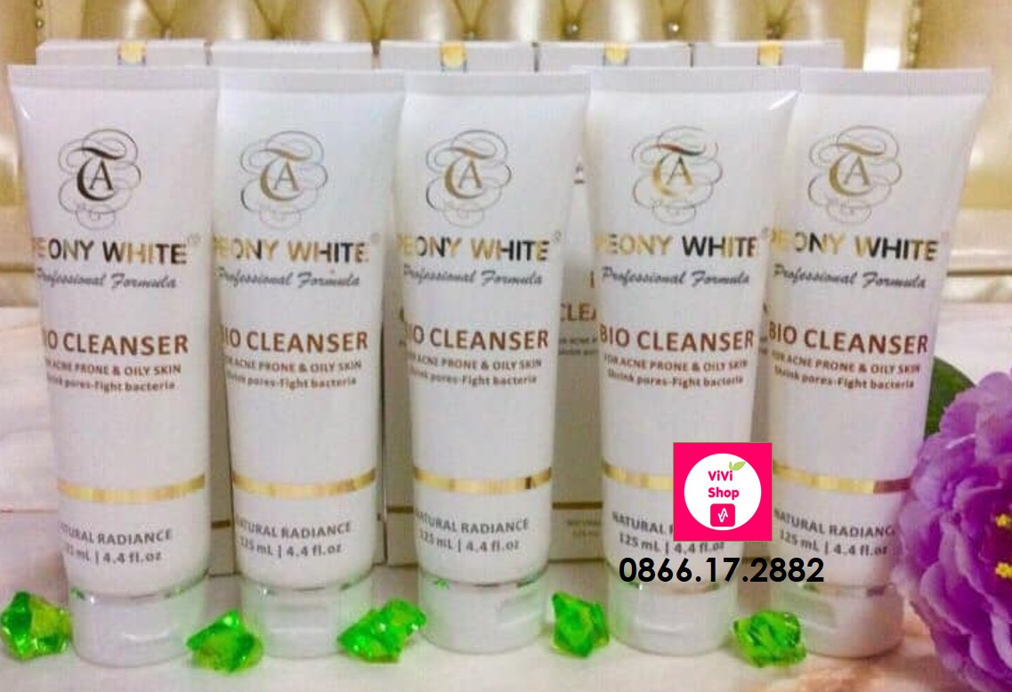 Bio Cleanser Peony white - sữa rửa mặt dành cho da mụn