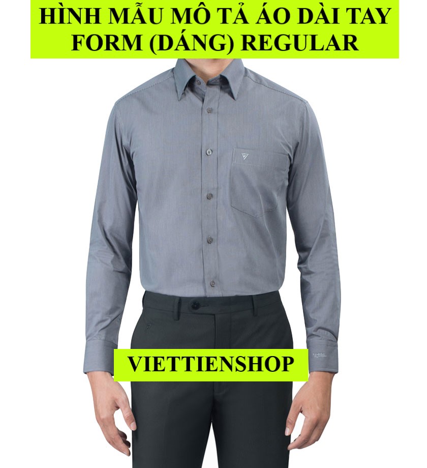 (Regular) shirt Vietnam advanced long-sleeve white