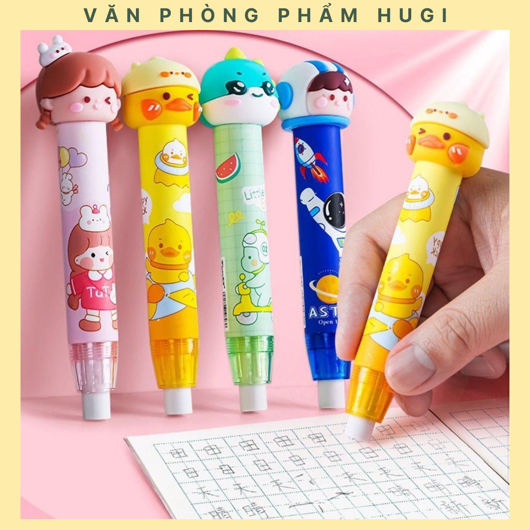 Cute pattern pencil erasers