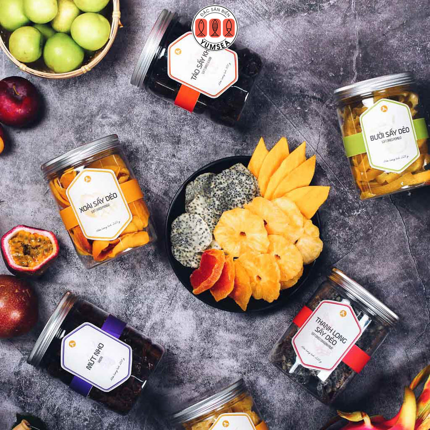 Xoài sấy dẻo Langfarm