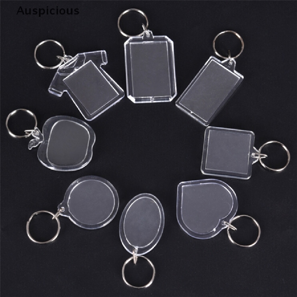 ♛✽ Set 5 Móc Khóa Trong Suốt Tiện Lợi