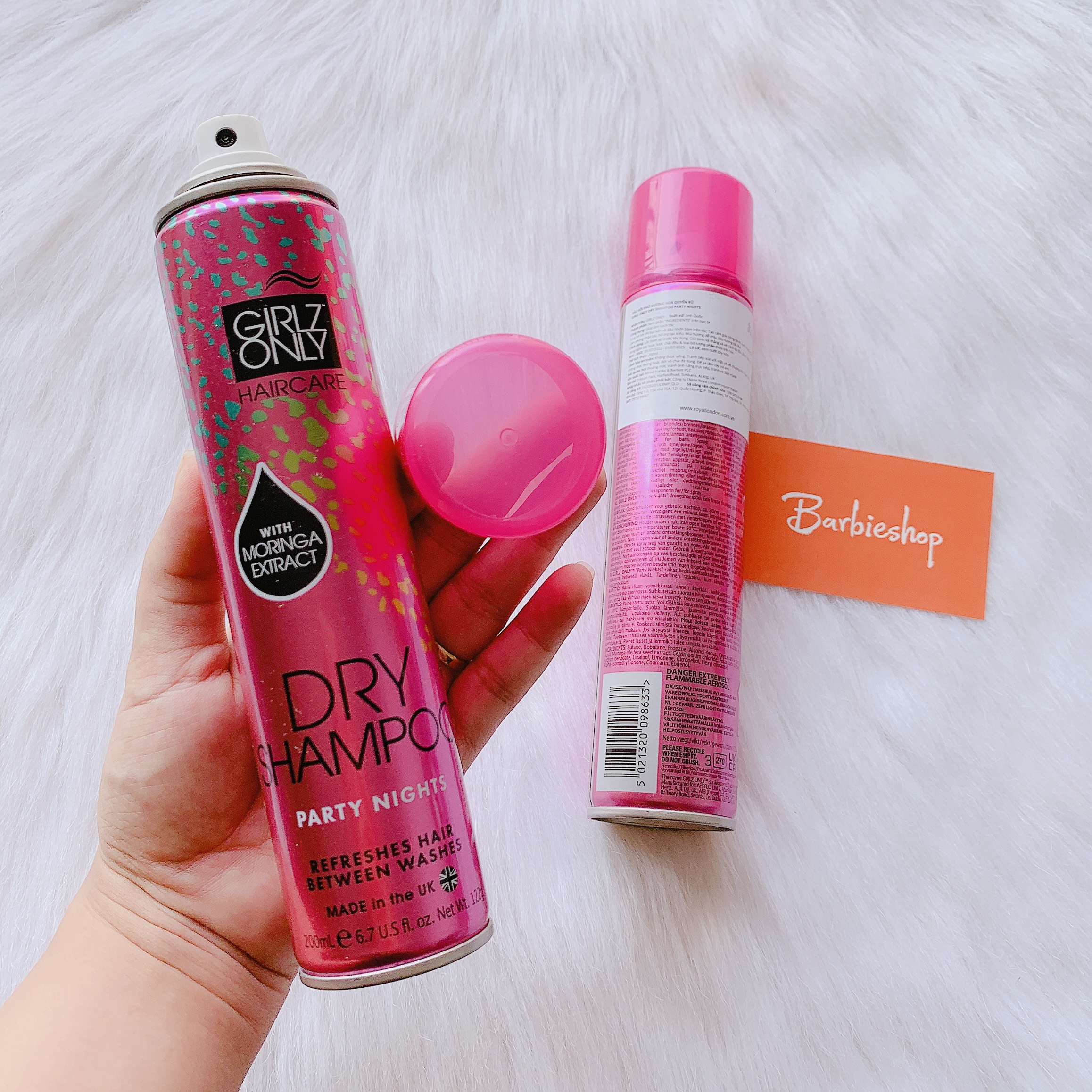 Dầu Gội Khô Girlz Only Dry Shampoo 100ml - 200ml [Đủ Mùi]