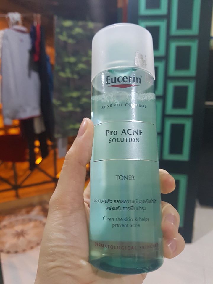 [HCM]Eucerin Nước Hoa Hồng Dành Cho Da Mụn ProAcne Toner 200ml [CHÍNH HÃNG]