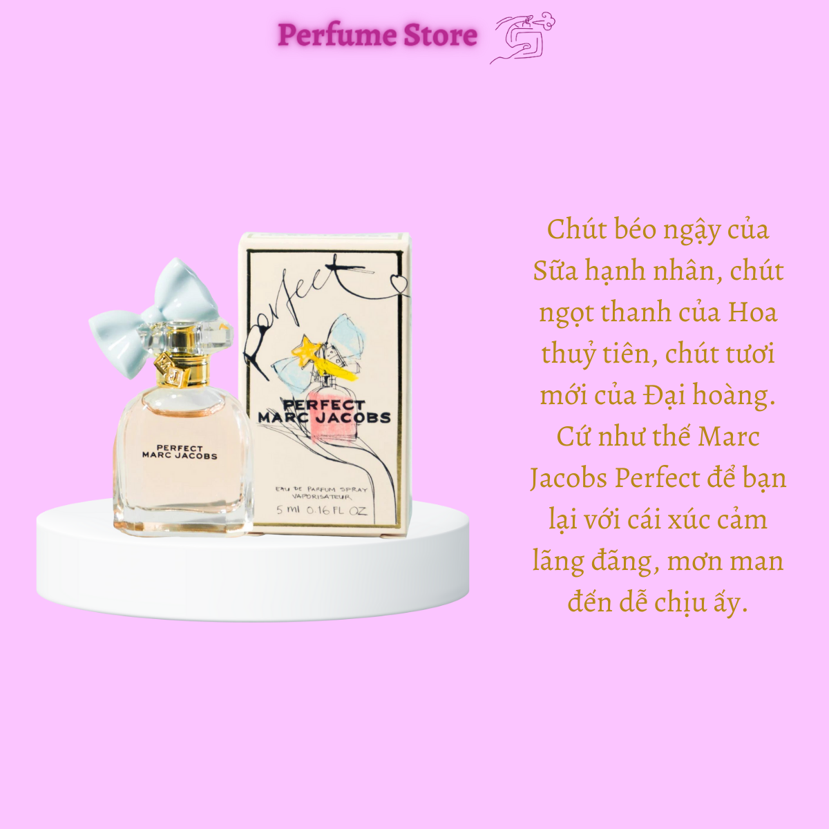 Mẫu nước hoa Marc Jacobs Perfect 10ml