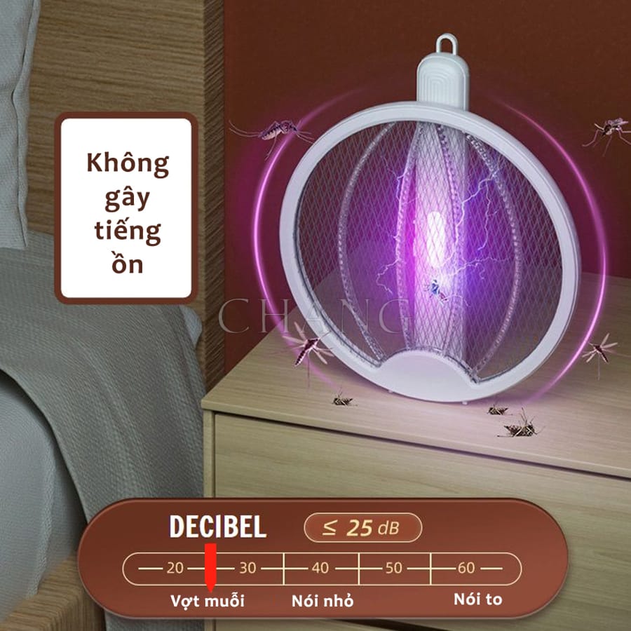 [MẪU MỚI 2023] Vợt Muỗi Thông Minh 2 Chế Độ, Thiết Kế Mới Nhật, Tính Năng Cập Nhật, Kiêm Đèn Bắt Muỗi Ban Đêm Tiếng Động Nhỏ, Vơt Muỗi BBQ1 SHOP