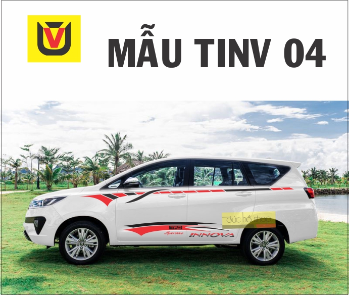 Tem xe INNOVA (5 MẪU MỚI NHẤT )